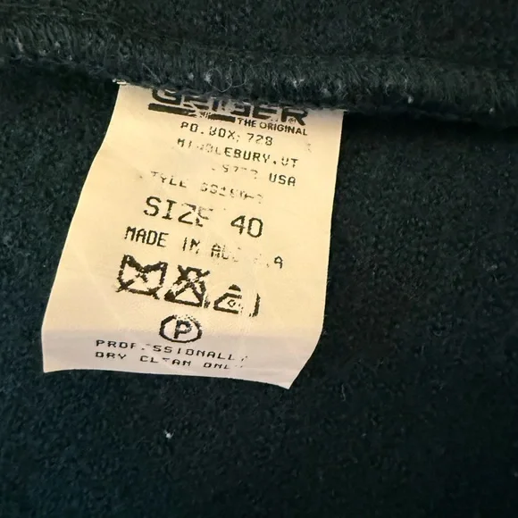 Vintage Geiger of Austria Boiled Wool Jacket - Picture 9 of 11